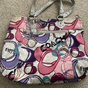 Coach poppy purse, and wristlet